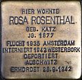 Stolperstein für Rosa Rosenthal (Ehrenstraße 86)