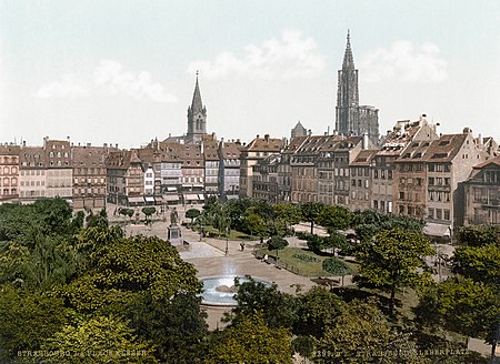 Strassburg Kleberplatz 1900