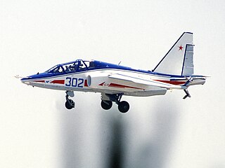 Sukhoi Su-28 Russian jet trainer aircraft