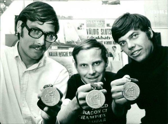 Royal Swedish Yacht Club sailors Peter Sundelin, Jörgen Sundelin and Ulf Sundelin