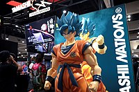Super Saiyan Blue Goku statue (51714078525).jpg
