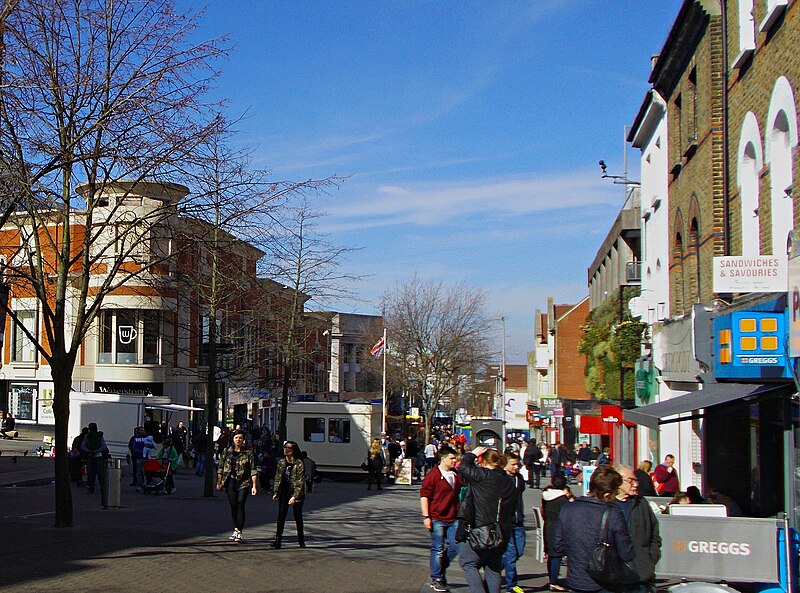 File:Sutton, Surrey, Greater London - High Street scene (3).jpg