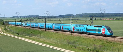 UM TGV Ouigo sur LN3 (2020)