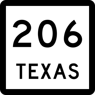 <span class="mw-page-title-main">Texas State Highway 206</span>