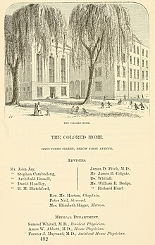 The Colored Home in New York City, Valentine's Manual (1870) The Colored Home in New York City, Valentine's Manual.jpg