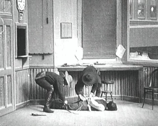 1. Interior of Railroad Telegraph Office