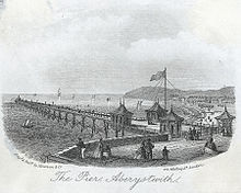 The first Pier at Aberystwyth c.1865