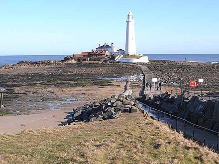 St Mary's Island near Whitley Bay