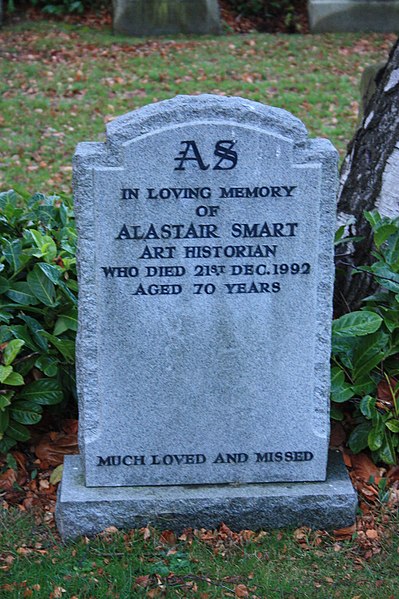 File:The grave of Alistair Smart, Dean Cemetery, Edinburgh.jpg