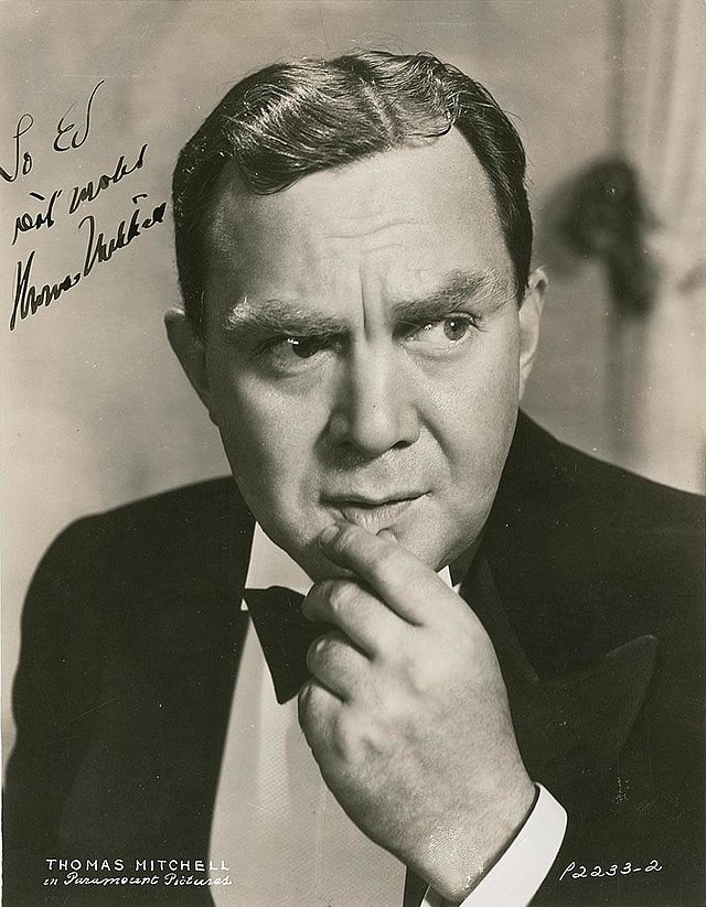 1962, Actor Thomas Mitchell in New York's Ambassador Theater - Historic  Images