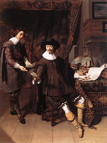 Thomas de Keyser - Constantijn Huygens and his Clerk - WGA12173