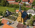 * Nomination Aerial view of the church of St Martin in Tiefenpölz --Ermell 04:09, 17 May 2024 (UTC) * Promotion  Support Good quality.--Famberhorst 04:43, 17 May 2024 (UTC)