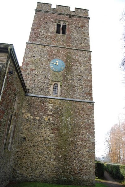 File:Tower, All Saints Church, Hollingbourne.jpg