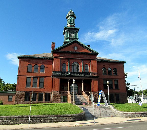 L'hôtel de ville de Windham et l'ancien palais de justice du comté