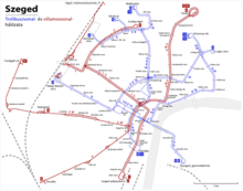 tourist map of szeged