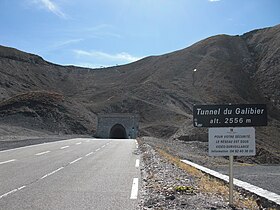 Imagem ilustrativa do artigo sobre o túnel Galibier