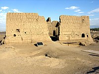 Ruïnes van Jiaohe, de vroegere hoofdstad van Turpan
