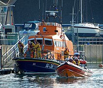 Two lifeboats at Bangor - geograph.org.uk - 3346000.jpg