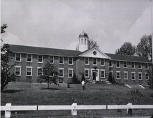 Americká armáda. Murphy General Hospital, Waltham, Main General view. Tif