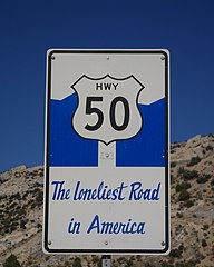 Image 54U.S. Route 50, also known as "The Loneliest Road in America" (from Nevada)