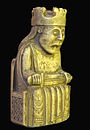A resin replica of one of the kings