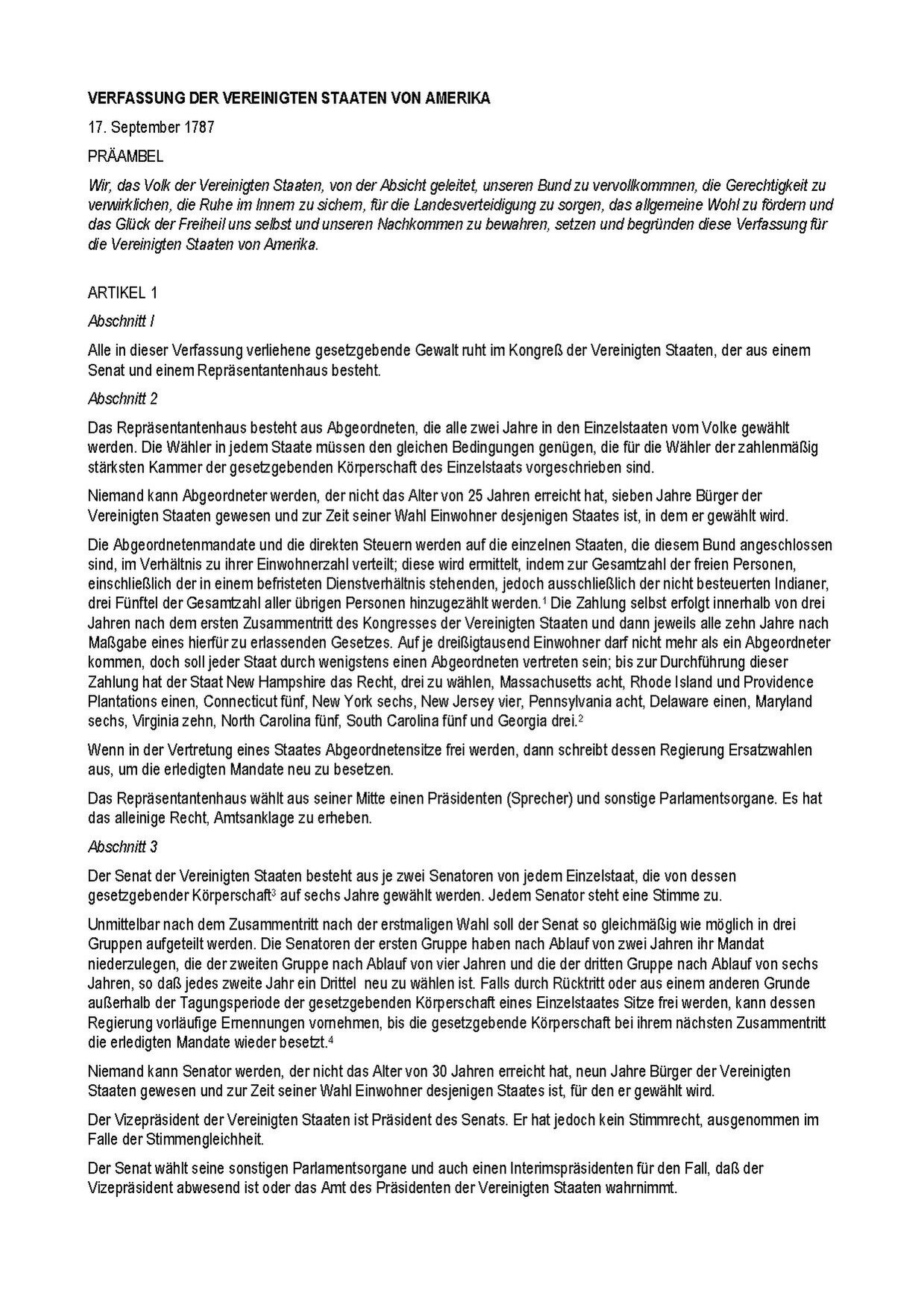 File United States Constitution German Pdf Wikimedia Commons   Page1 1239px United States Constitution (german).pdf 