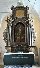 Altarul baroc datând din 1725