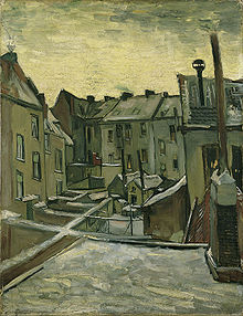 View from the rear window of Van Gogh's room, Antwerp VanGogh-Houses Seen from the Back.jpg