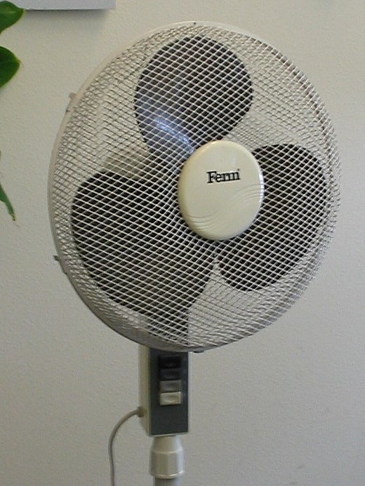 Een ventilator voor huishoudelijk gebruik