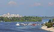 Thumbnail for File:View of the Dnieper River from the North Bridge. Kiev, Ukraine.jpg