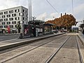 Miniatuur voor Bestand:Villeurbanne - Avenue Albert Einstein - Station de tramway INSA - Einstein.jpg