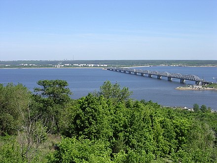 Bridge over the Volga outside Ulyanovsk