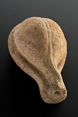 Votive offering in the shape of a bladder, Roman, 200 BCE-20 Wellcome L0058489