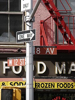 One-way traffic Traffic that moves in a single direction