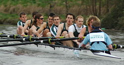 Swansea University Men's Senior eight in 2006 Welsh Boat Race 06 Swansea.jpg