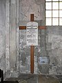 Turmkapelle, Kreuz aus dem KZ Dachau