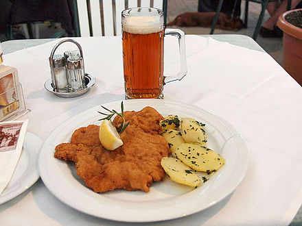 Wiener Schnitzel with potatoes