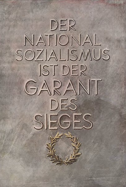 Wochenspruch der NSDAP 26 January 1941 claims that "National Socialism is the guarantor of victory".