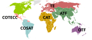 World Map ITF Regions.svg