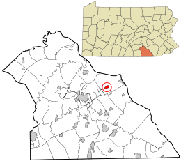 Location in York County and the——U.S. state of Pennsylvania.