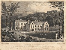 Youlston House, 19th-century engraving with caption: "Goulson [sic], Devonshire, the seat of Sir A. Chichester, Bart., to whom this plate is respectfully inscribed by the publishers" YoulstonParkEngraving.jpg