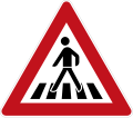 Pedestrian crossing ahead