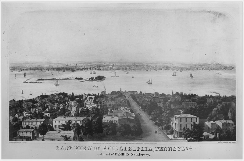 File:"East View of Philadelphia, Pennsylvania, and part of Camden, New Jersey", ca. 1836.jpg