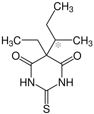 <span class="mw-page-title-main">Thiobutabarbital</span> Chemical compound