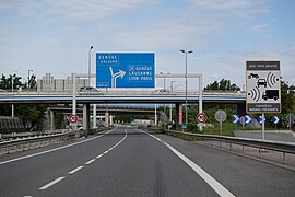 Échangeur entre l’A40 et l’A411