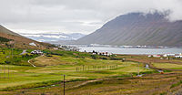 Vista aérea de Ísafjörður