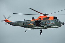 German SAR Sea King during an operation, 2005 050625-Kiel-x06-600.jpg