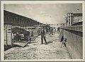 Emplacement exact de l'allée, photo de 1929. Voie de circulation à proprement parler entre la halle et les abattoirs. On frise les 100 ans, pardon du peu. On est au-delà des 110 ans, l'allée est créée dès 1909.