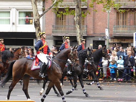 On 12 October, a traditional military parade takes place, which includes units of the different service branches and security forces, such as the Civil Guard.