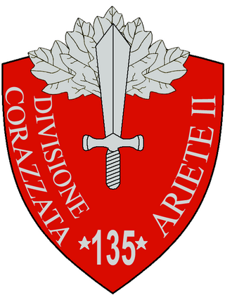 <span class="mw-page-title-main">135th Armored Cavalry Division "Ariete"</span> Military unit